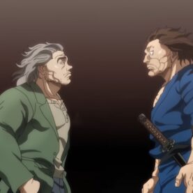 Luta de Musashi Miyamoto na Parte 2 de Baki-Dou: O Samurai Invencível