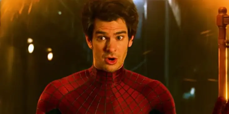 Andrew Garfield em sua última aparição como o Homem-Aranha