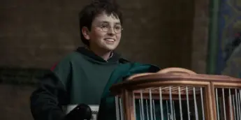Harry Potter na Plataforma que leva à Hogwarts em série da HBO