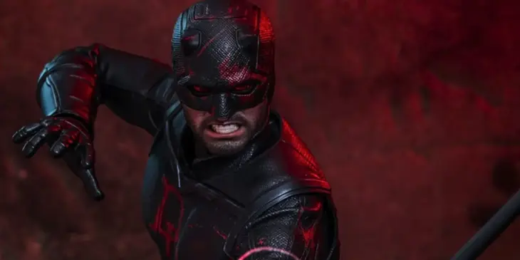 Colecionável de Demolidor Renascido da Hot Toys