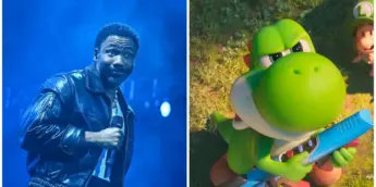 Donald Glover, a voz do Yoshi em Super Mario Galaxy: O Filme