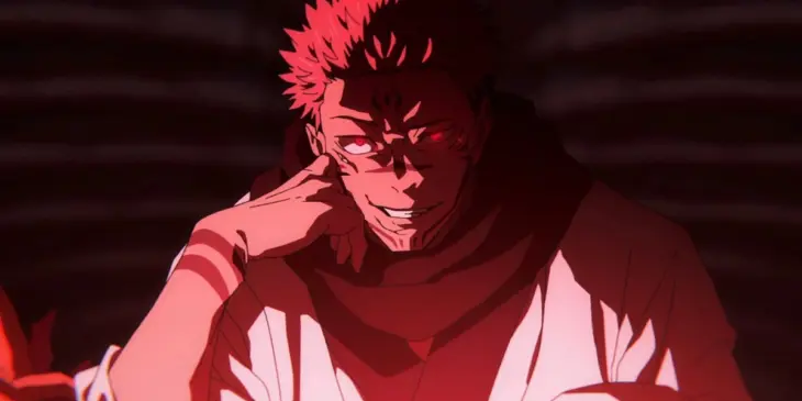 Sukuna em cena de Jujutsu Kaisen