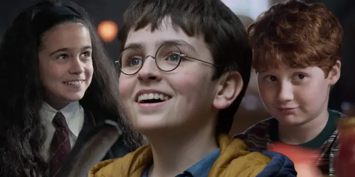 Trio protagonista da série Harry Potter