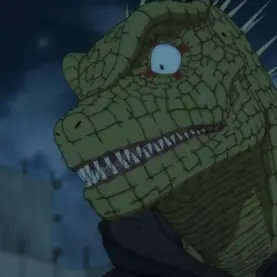 Caiman em cena da 2ª temporada de Dorohedoro