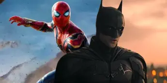 Tom Holland como Homem-Aranha e Robert Pattinson como Batman