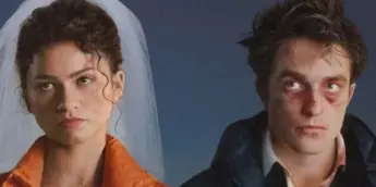 Zendaya e Robert Pattinson em O Drama