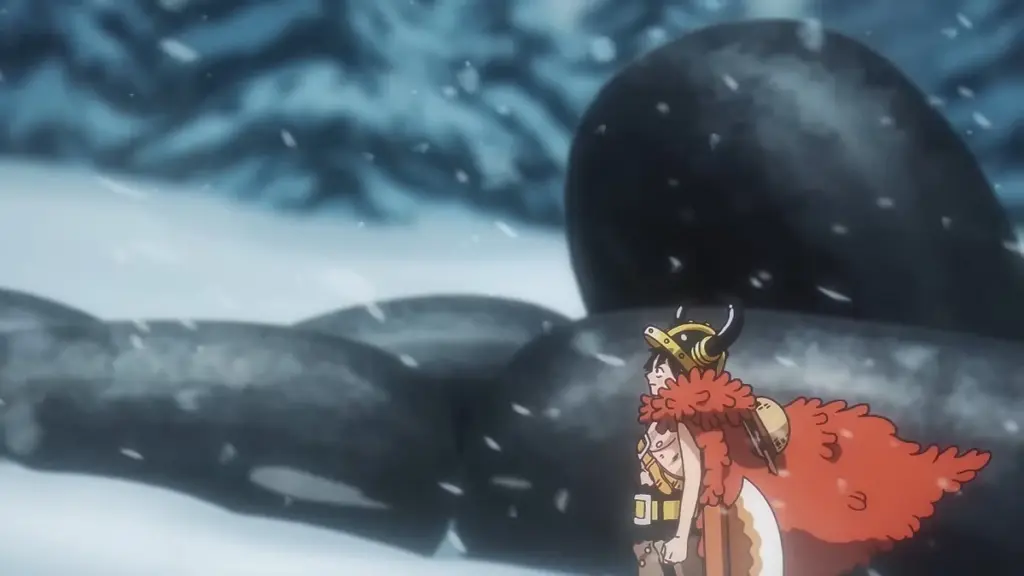 Luffy em cena de One Piece: Arco de Elbaf