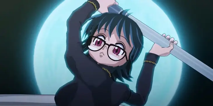Shizuku em cena de Hunter x Hunter Nen x Impact