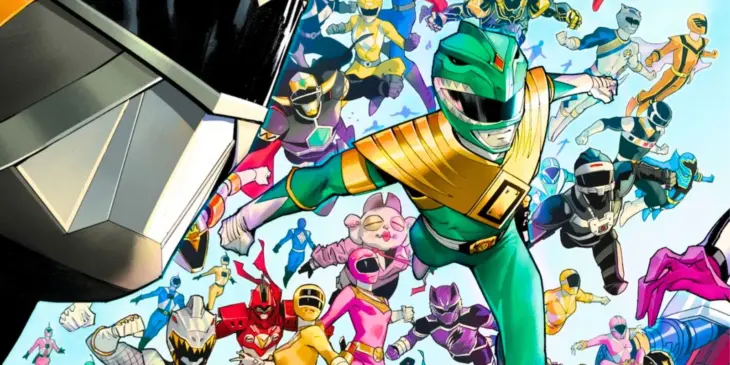 Crossover de Power Rangers nos quadrinhos