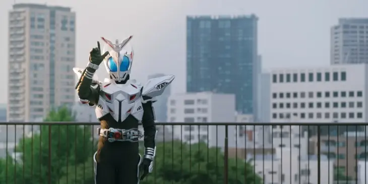 Cena do filme do 20º aniversário de Kamen Rider Kabuto