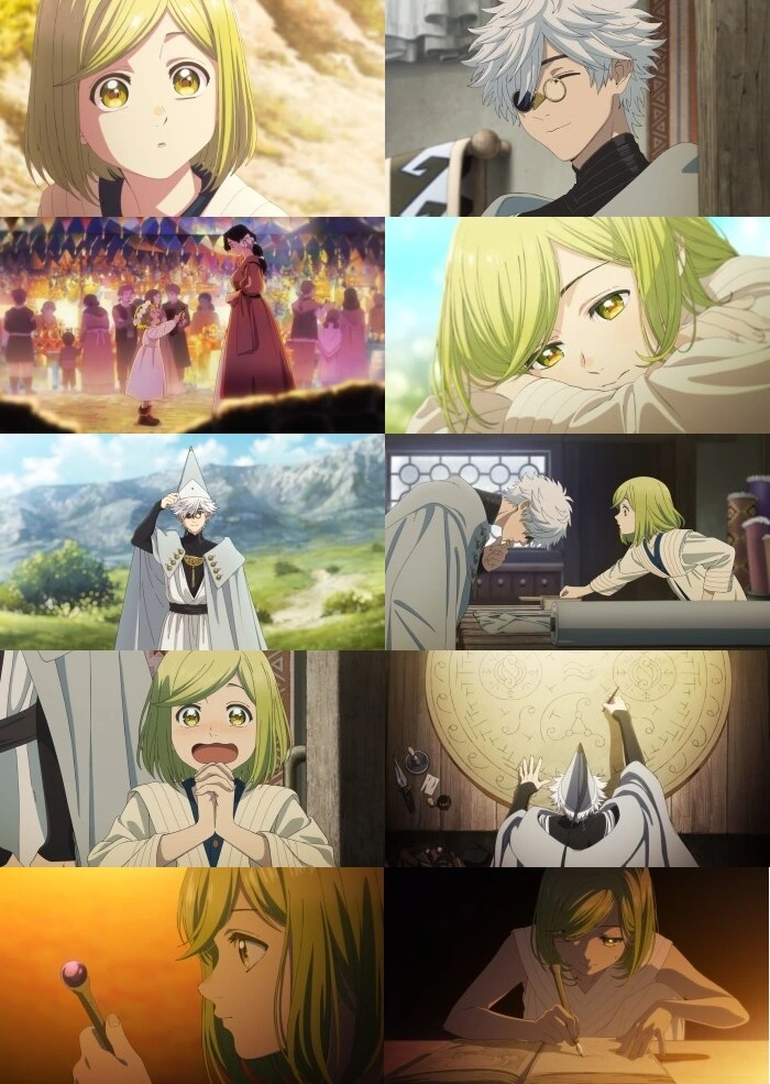 Imagens do Episódio 1 de Witch Hat Atelier