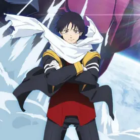 Tetsuo e Yukio na adaptação em anime de Snowball Earth