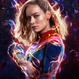 Brie Larson como Capitã Marvel em As Marvels