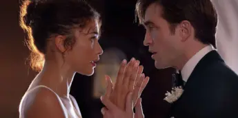 Zendaya e Robert Pattinson em O Drama