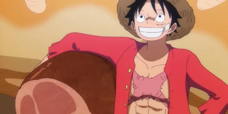 Luffy em cena do Episódio 1.156 de One Piece