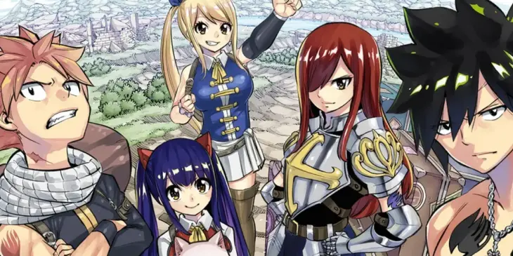 Arte promocional do mangá Fairy Tail