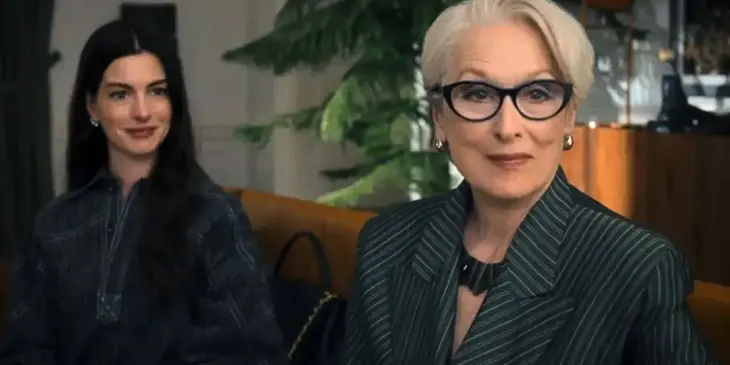 Miranda e Andrea em O Diabo Veste Prada 2
