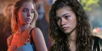 Sydney Sweeney e Zendaya na série Euphoria