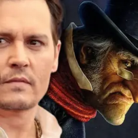 Johnny Depp, o protagonista de Ebenezer: Um Conto de Natal