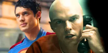 Lex Luthor e Superman de Homem do Amanhã
