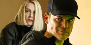 Michael C. Hall e Uma Thurman em Dexter Ressurreição