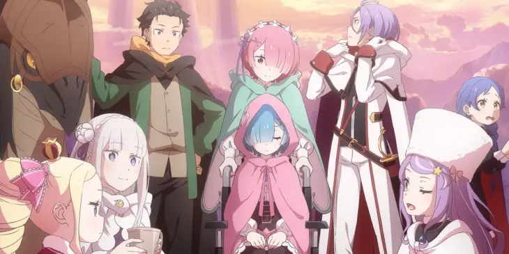 Pôster da 4ª temporada de Re:ZERO -Starting Life in Another World-