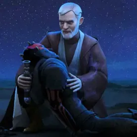 Darth Maul e Obi-Wan Kenobi em Star Wars Rebels