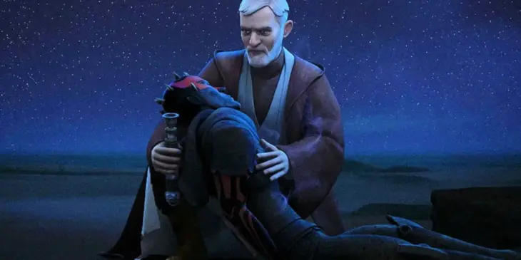 Darth Maul e Obi-Wan Kenobi em Star Wars Rebels