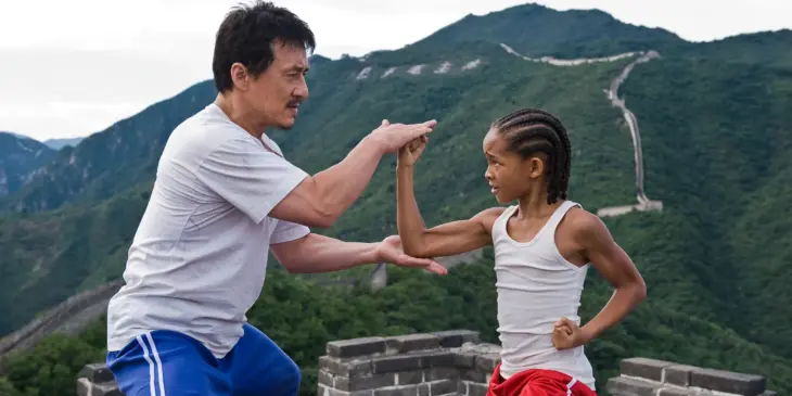 Jackie Chan e Jaden Smith em Karatê Kid