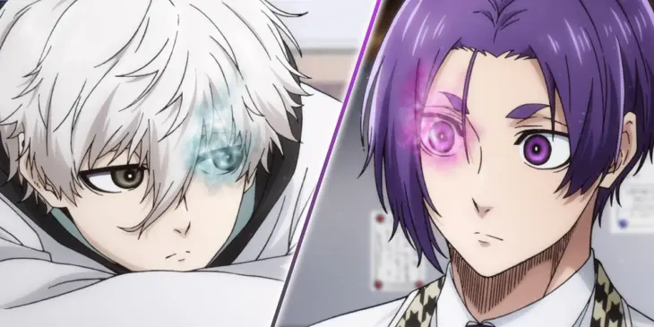 Seishiro Nagi e Reo Mikage em Blue Lock - O Filme: Episode Nagi