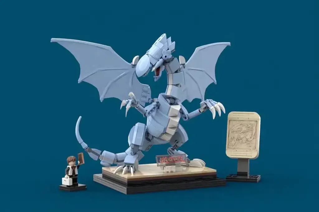 LEGO x Yu-Gi-Oh! Dragão Branco de Olhos Azuis