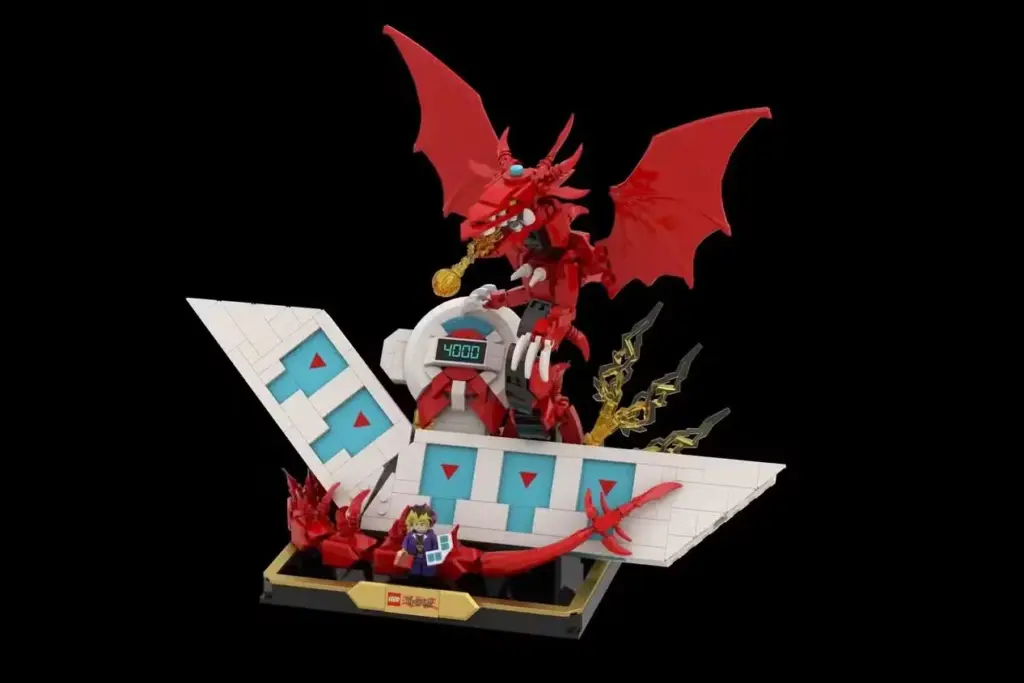 LEGO x Yu-Gi-Oh! Invocando Slifer, o Dragão Celestial na Cidade da Batalha