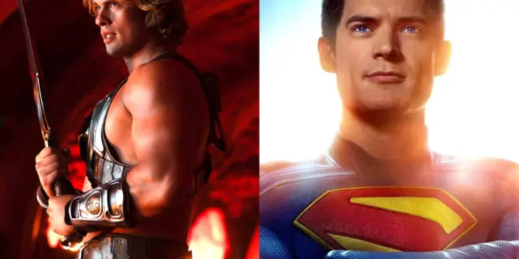 Nicholas Galitzine como He-Man e David Corenswet como Superman