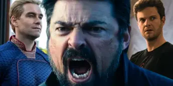 Capitão Pátria, Billy Bruto e Hughie em The Boys