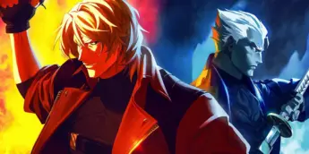 Dante e Vergil em pôster oficial da 2ª temporada de Devil May Cry