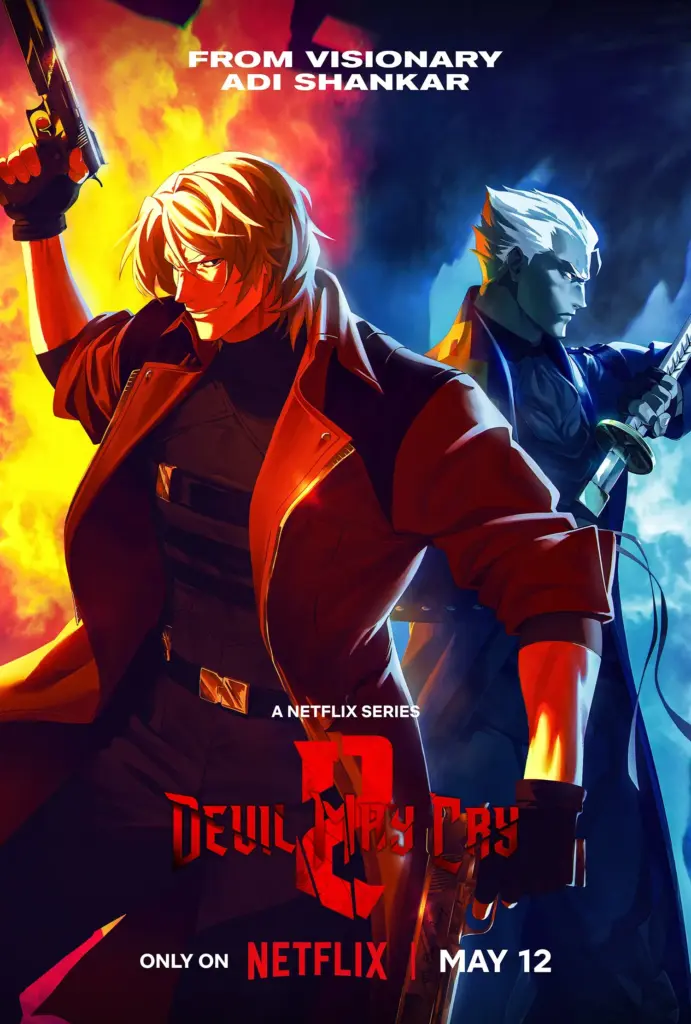 Pôster oficial da 2ª temporada de Devil May Cry
