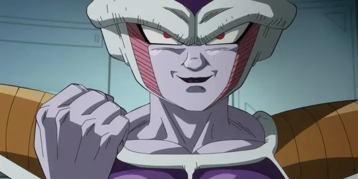 Freeza em cena do filme Dragon Ball Z: O Renascimento de F