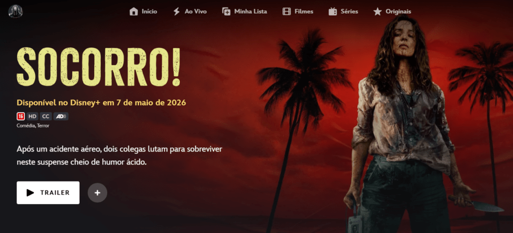 Socorro no Disney+