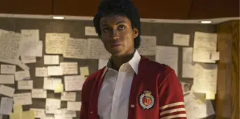 Jaafar Jackson como Michael Jackson em filme