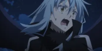 Cena de That Time I Got Reincarnated As A Slime O Filme: Lágrimas Do Mar Azul-Celeste