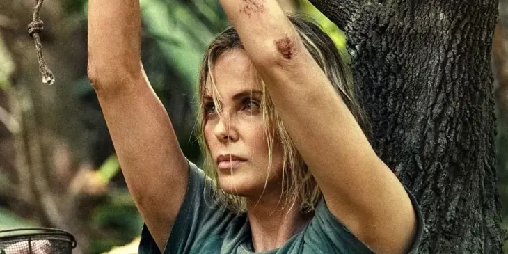 Charlize Theron é Sasha em O Jogo do Predador