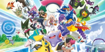 Arte promocional de novo arco em Pokémon: Horizontes