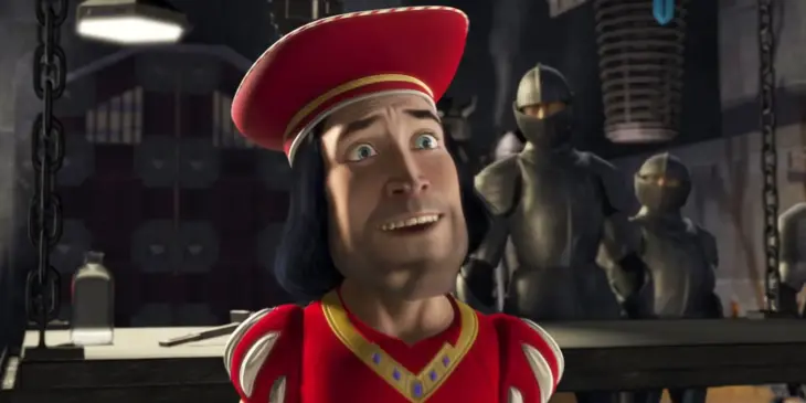 Lorde Farquaad, o vilão do primeiro Shrek