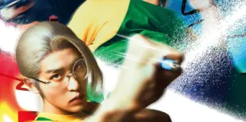 Ren Meguro como Taro Sakamoto em pôster Screen X do filme live-action de Sakamoto Days