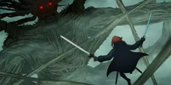 Cena do Arco Elderwood na 2ª temporada de The Beginning After the End