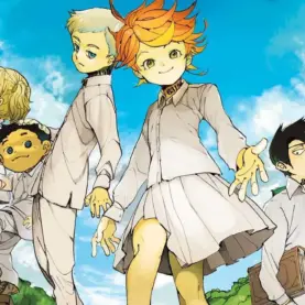 Capa do Volume 1 de The Promised Neverland