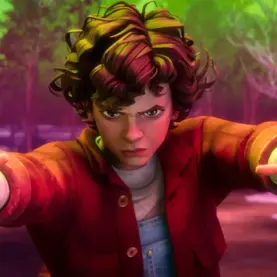 Eleven usando poderes em Stranger Things Histórias de 85