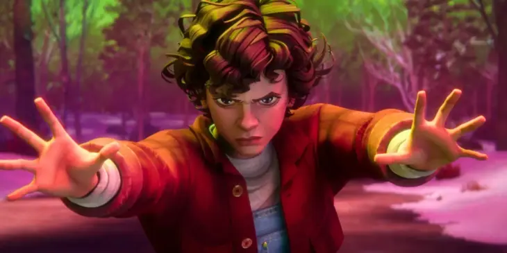 Eleven usando poderes em Stranger Things Histórias de 85