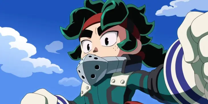 Deku Fang em colaboração de My Hero Academia com Brawl Stars