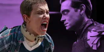 Millie Bobby Brown em Stranger Things e Antony Starr em The Boys